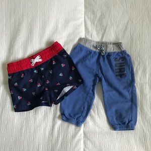 Boys swim shorts and pants bundle!